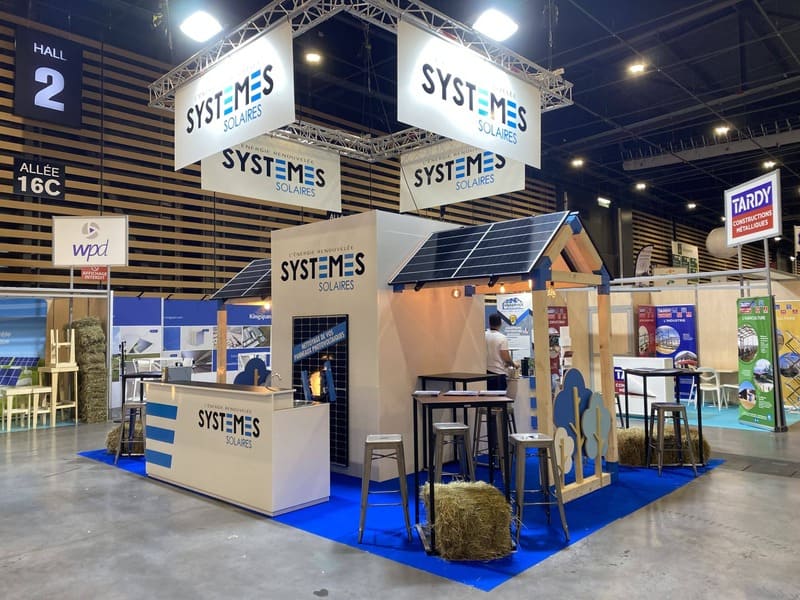 Stand Systemes Solaires au sommet de l'élevage