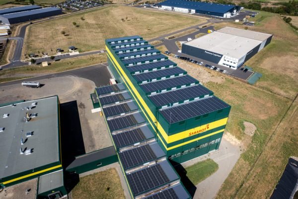 Site industriel Sabarot - Panneaux photovoltaïques