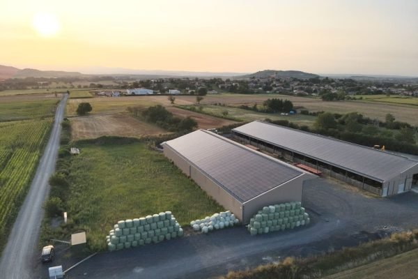 Exploitation agricole à Moissat - Photovoltaïque